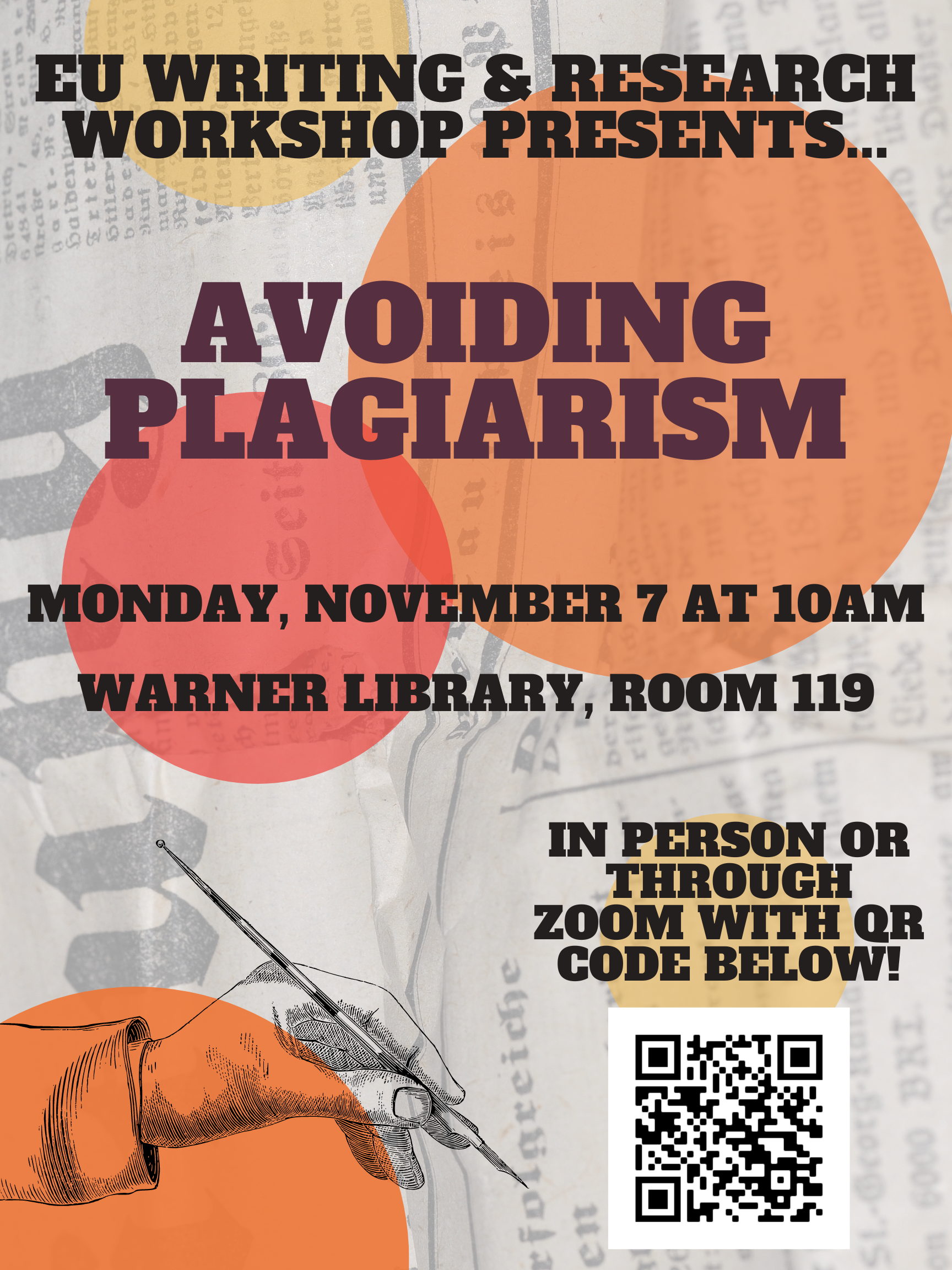 Writing and Research Workshop: Avoiding Plagiarism