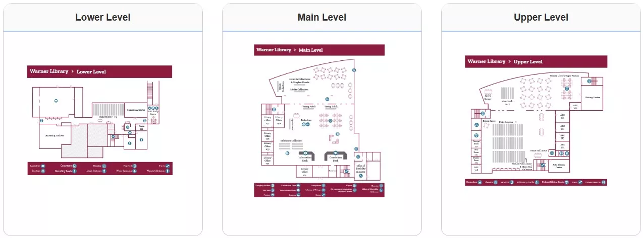 Library Floor Maps